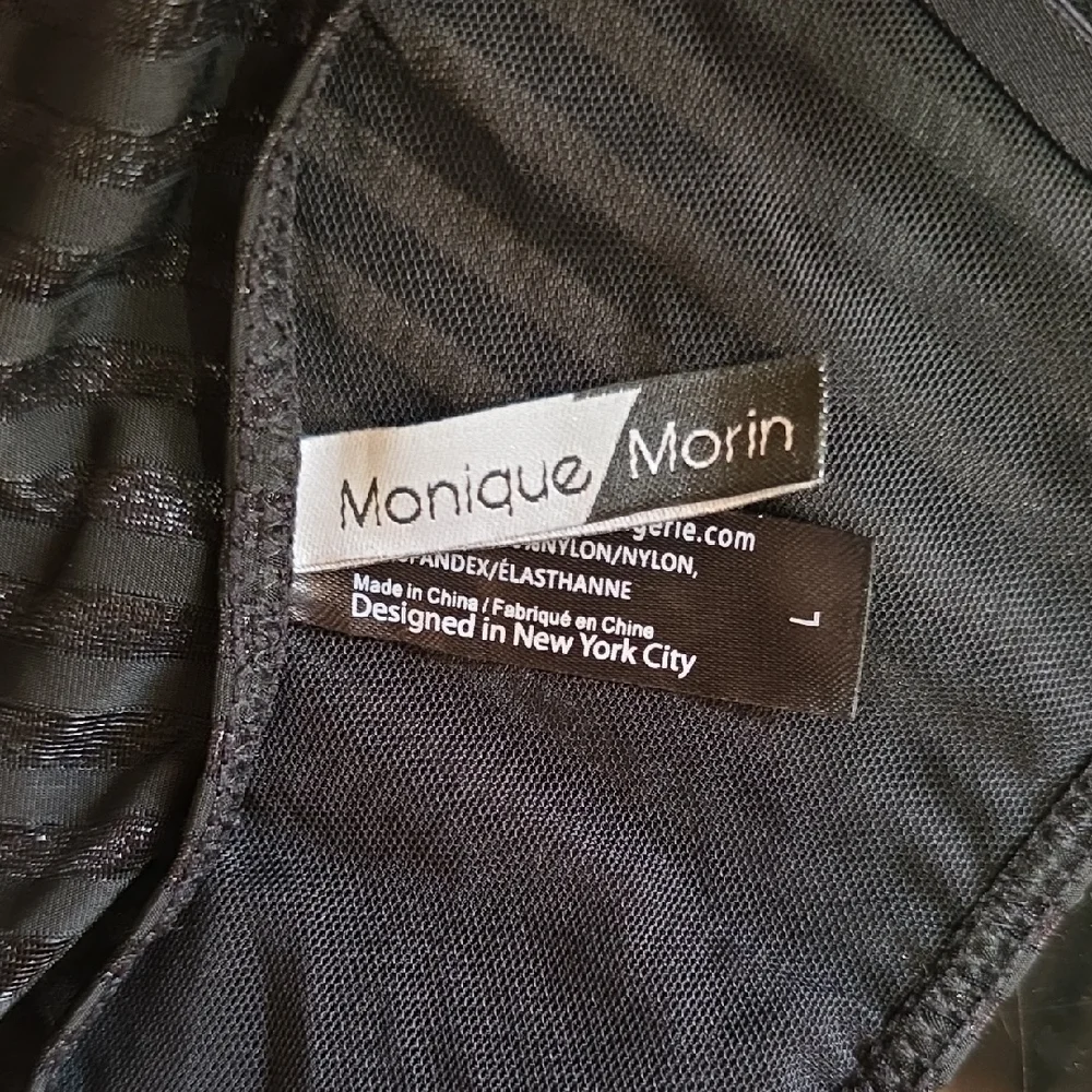 Monique Morin Vertigo Bralette Black - Picture 2 of 5